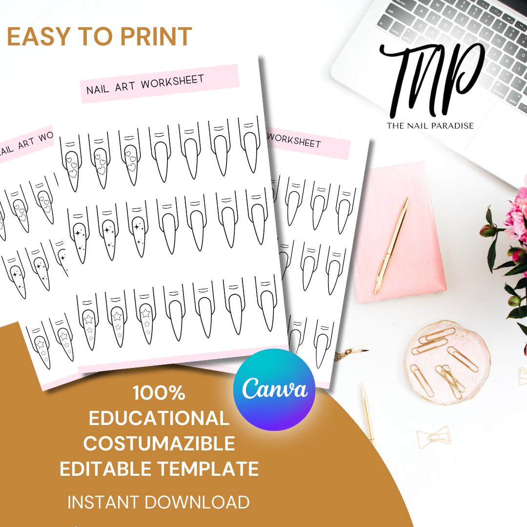 Nail Art Worksheet