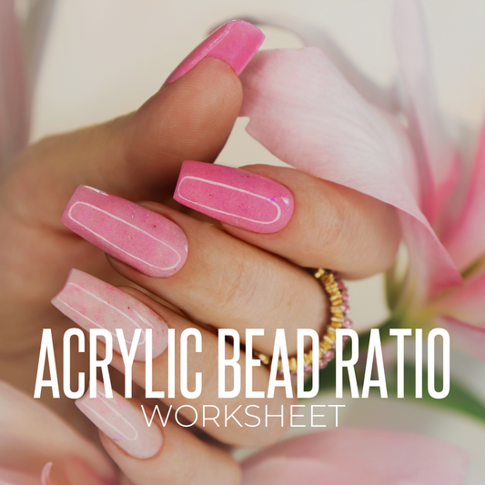 Acrylic Bead Ratio Worksheet