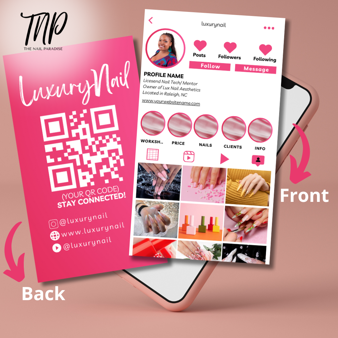 Instagram Business Card