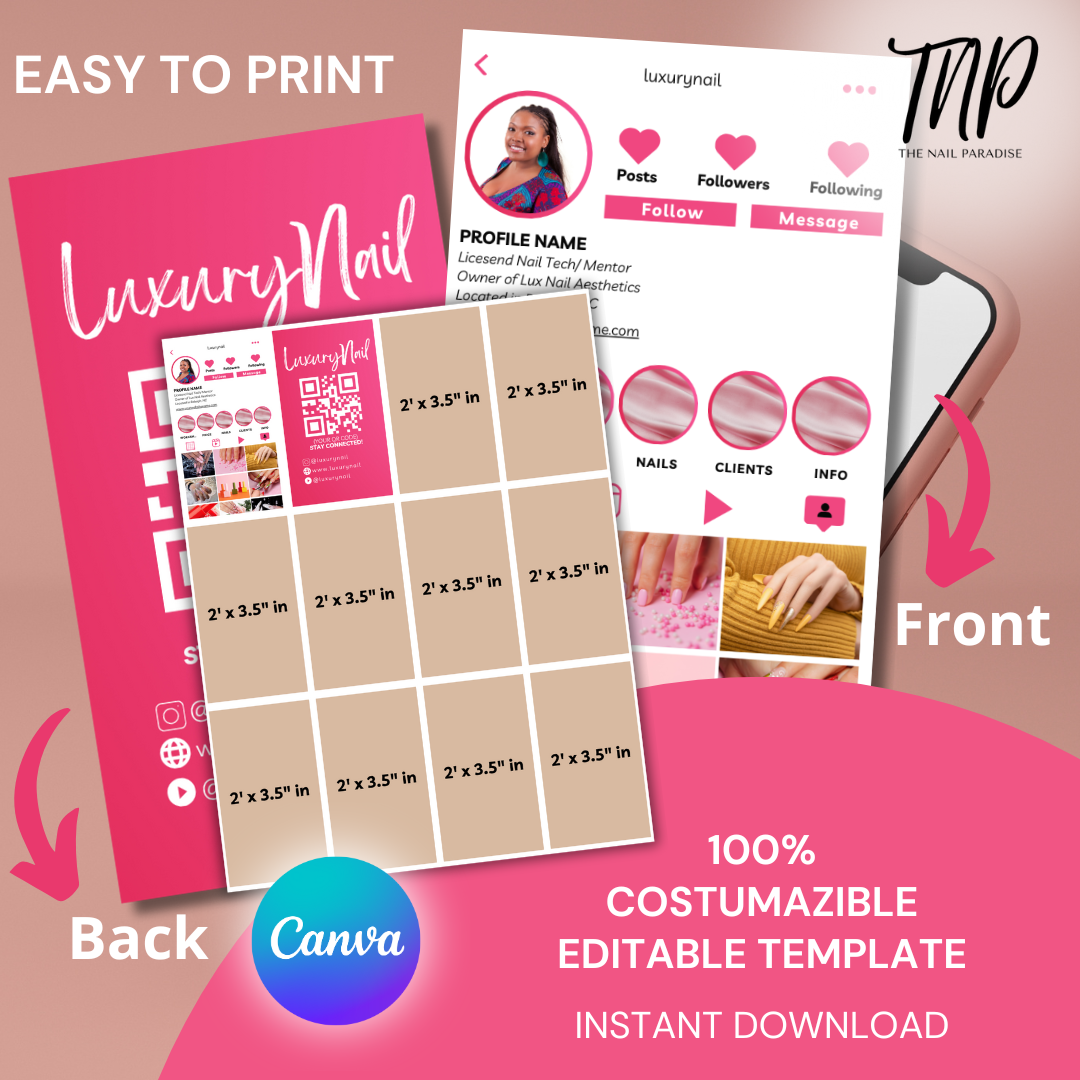 Instagram Business Card